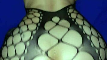 Blonde amateur creams on big black cock doggystyle