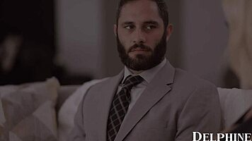 Busty babe Savannah Bond's tight pussy fucked hard in doggystyle, contrasting romance.