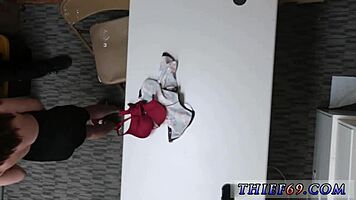 Petite Mexican Teen Tied Up And Standing Still As Border Patrol Suspect In Uniform