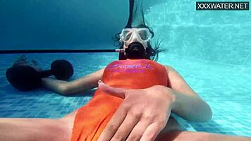 yo, hottest underwater masturbation with amelie bruna