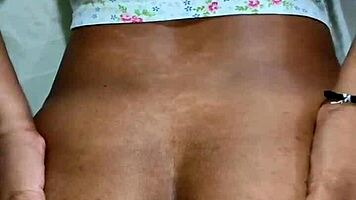 My stepsister's hypnotizing ass gets anal creampie from monster cock