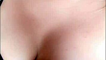 My mature tits crave hot cum from a stranger while getting assfucked!