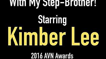 Kimber Lee's mouth on step bro