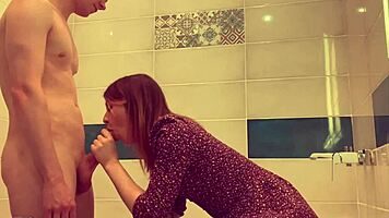 skinny teen 18+ seduces plumber with wild sex over payment