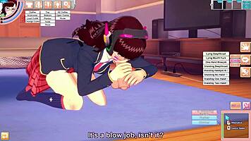 D.Va gets ridden and deepthroated in the room during a game parody fuck 😏