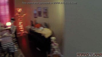 Step mom seduces Ally Pal's step daughter and acts as sexy step mother in POV.