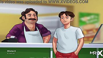 Teen 18+ in Summertime Saga earns money with sex