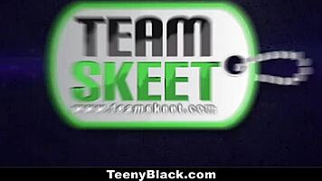 Busty ebony babe miya lushes gets intensely fucked on cam.