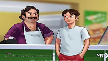 Teen 18+ in Summertime Saga earns money with sex