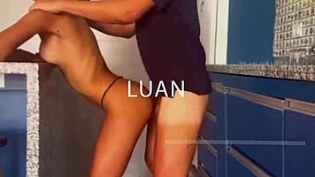 Coelhinha lets husband and two friends fuck her without condom