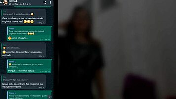 whatsapp with my cousin gets hot and ends in my room 😏