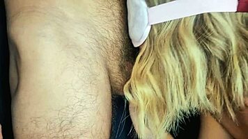 While the BEST FRIEND was NOT at home FUCKED his SUBMISSIVE WIFE in a DEEP THROAT!