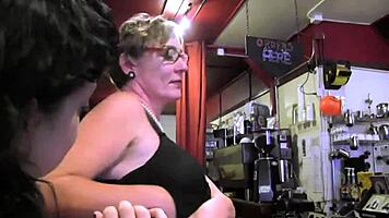 i'm a horny slut cumming on big vibrator in group 3some