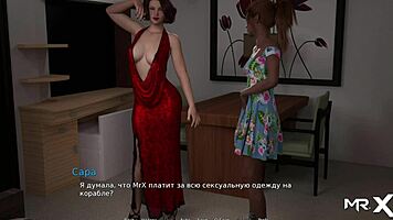 Massaging pussy with tongue in Waterworld hentai episode 37