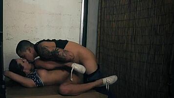 Giant Anal Dildo For Teen And Curly Redhead! Naked And Humiliated!