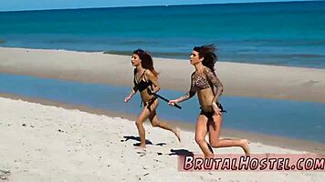 Lingerie Bondage And Big Tit Rough Sex Excited Young 18+ Tourists