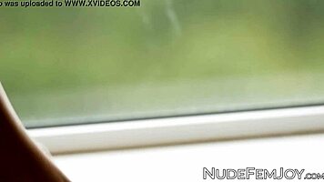 edessa g teases with small tits in slow motion