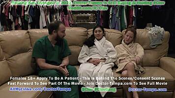 Doctor Tampa Humiliates Jasmine Rose In Gyno Exam With Nurse Stacy Shepard At Tampa University!