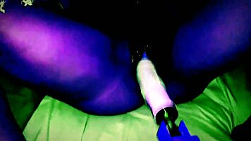 Out of dis world orgasm on dildo