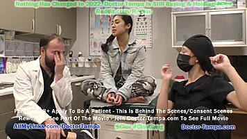 Doctor Tampa Humiliates Jasmine Rose In Gyno Exam With Nurse Stacy Shepard At Tampa University!
