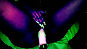 Out of dis world orgasm on dildo