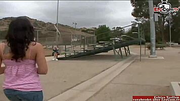 lesbian threesome with dildos and pussy licking!