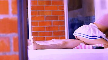 The shy stepdaughter approached her stepfather, revealing bold side for intense pleasure