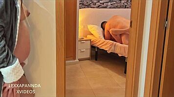 Fat guy fucks my 18-year-old stepsister