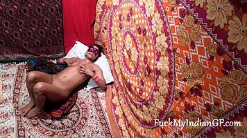 indian teen gets rough creampie on floor