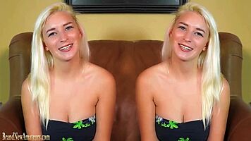 big boobs teen hottie masturbates wildly on casting couch.