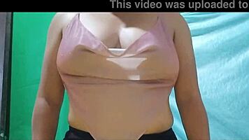 rookie stepdaughter applies cream to smell delicious, enticing stepfather to fuck her, revealing vagina and beautiful tits