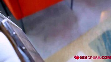 Randy young ladies share this big cock for riding and blowjobs