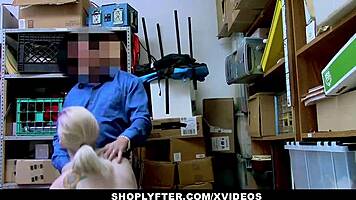 Lexi Lore Complies with Security Officer After Shoplifting Her Tight Pussy!