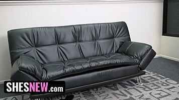 i'm gorgeous vikki valentine riding and getting creampie on first shoot