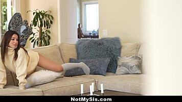 tiny stepsis uncontrollably horny begging for big cock fuck