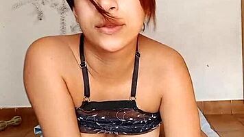 Hot Latina Teases In Lingerie With Moves