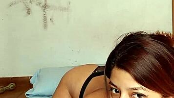 Hot Latina Teases In Lingerie With Moves