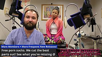 Wow! Asian Teen Raya Ngueyn's Piss Hole Stretched by Doctor Tampa!