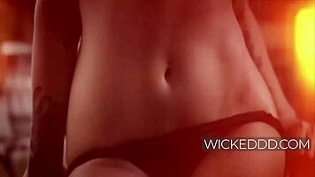 Tiny Brunette Rides Monster Cock In Heels