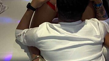 after mk ball, my girlfriend dragged a guy to screw her raw. cum inside, no condom!