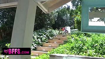 Teen conservationists fuck construction to save trees?