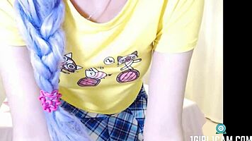 Nerdy Asian Petite Emmy's Camgirl Show