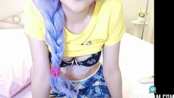 Nerdy Asian Petite Emmy's Camgirl Show