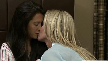 Busty Milf Teases Asian BFF