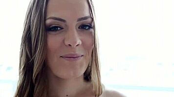 cute young teen with small tits gets hardcore fucking and shaved pussy play