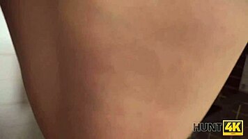 Belle fucked by stranger in toilet, bf watches