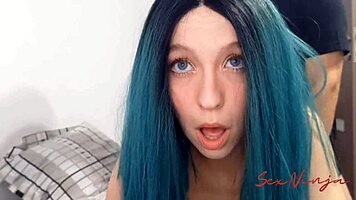 Caught step sister squirting 😍