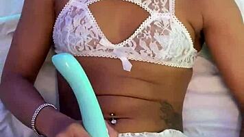 Hey, butt plugged cutie cali caliente rides and cums hard