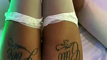 Hey, butt plugged cutie cali caliente rides and cums hard