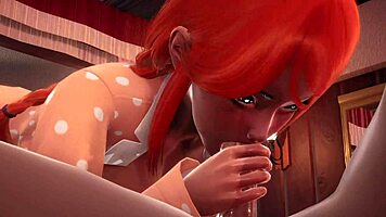 stepsister craves my dick in 3d hentai pov